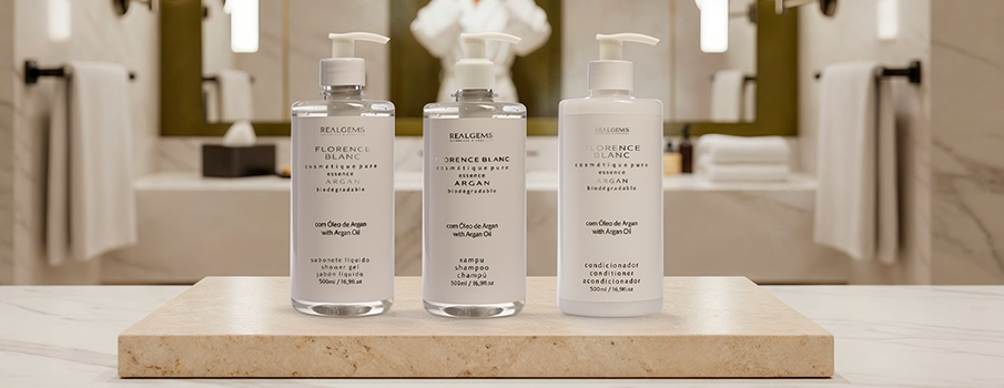 Experiência de hóspede com amenities luxo hotelaria em hotel premium
