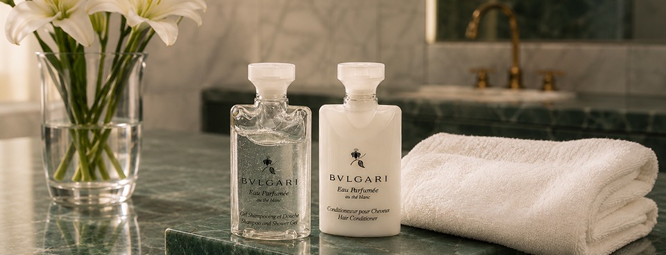 Amenities de luxo no Brasil: como hotéis independentes podem oferecer Bvlgari e Le Labo